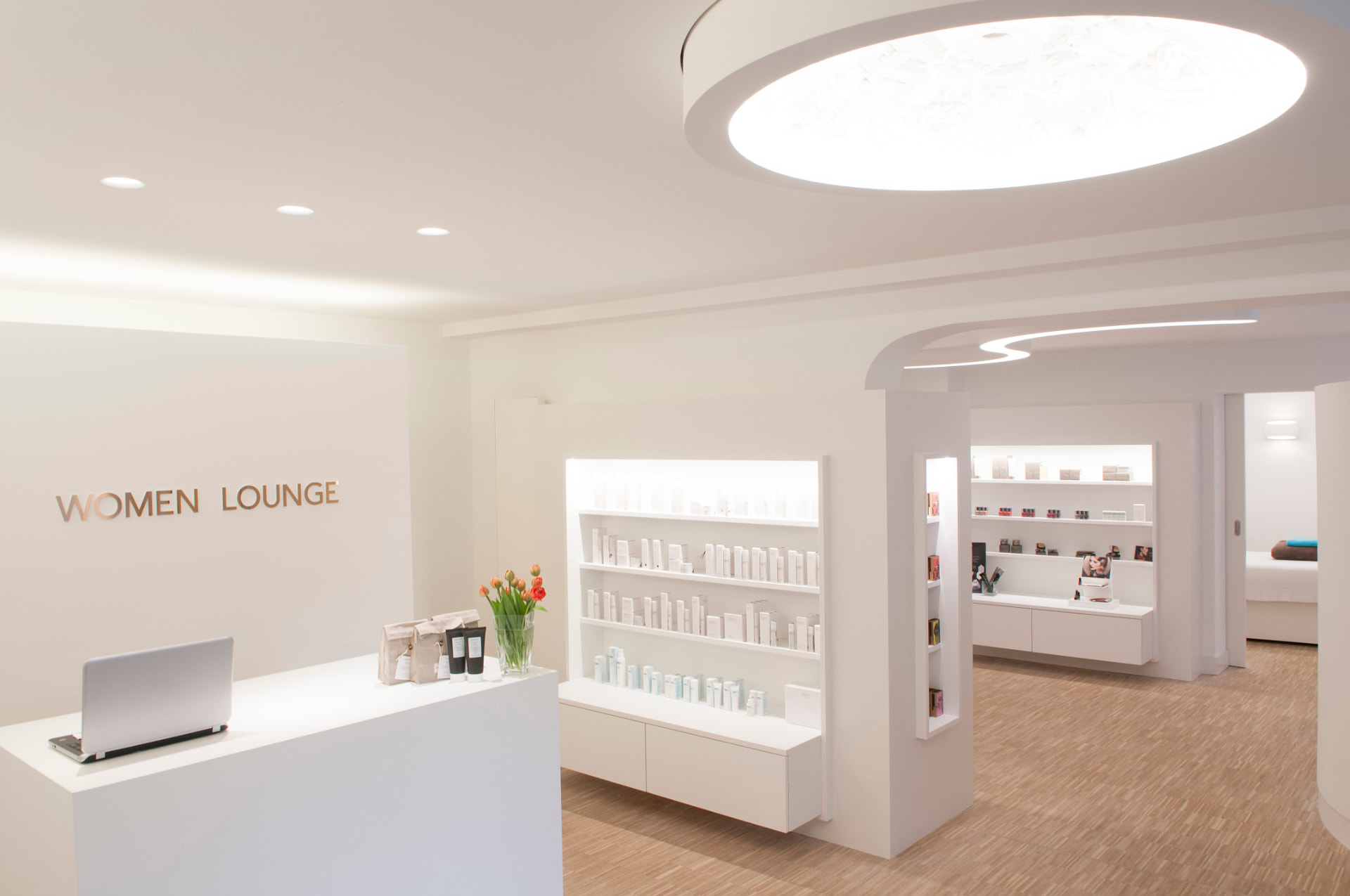 Empfangsbereich von WOMEN LOUNGE in Hamburg-Winterhude